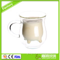 2016 Popular Originality Milk Glass Cup Hand-blown Pyrex Heat Resisting Borosilicate Glass Cup Lead Free